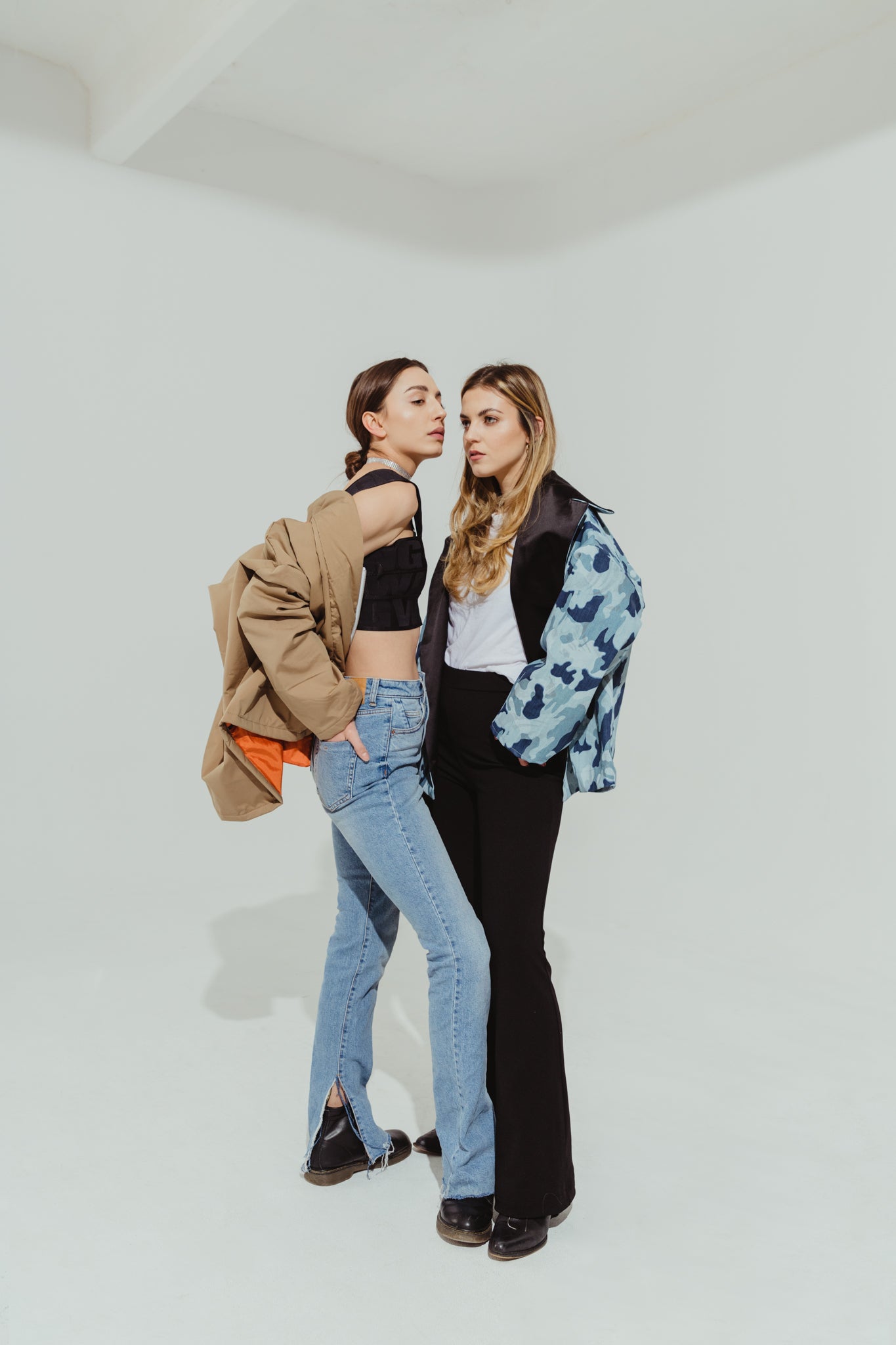 KIMONO DENIM MILITARY