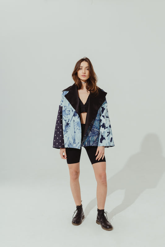 KIMONO DENIM PATCHWORK