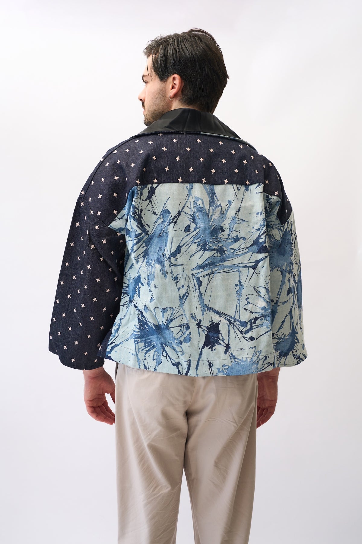 KIMONO DENIM PATCHWORK SPRAY