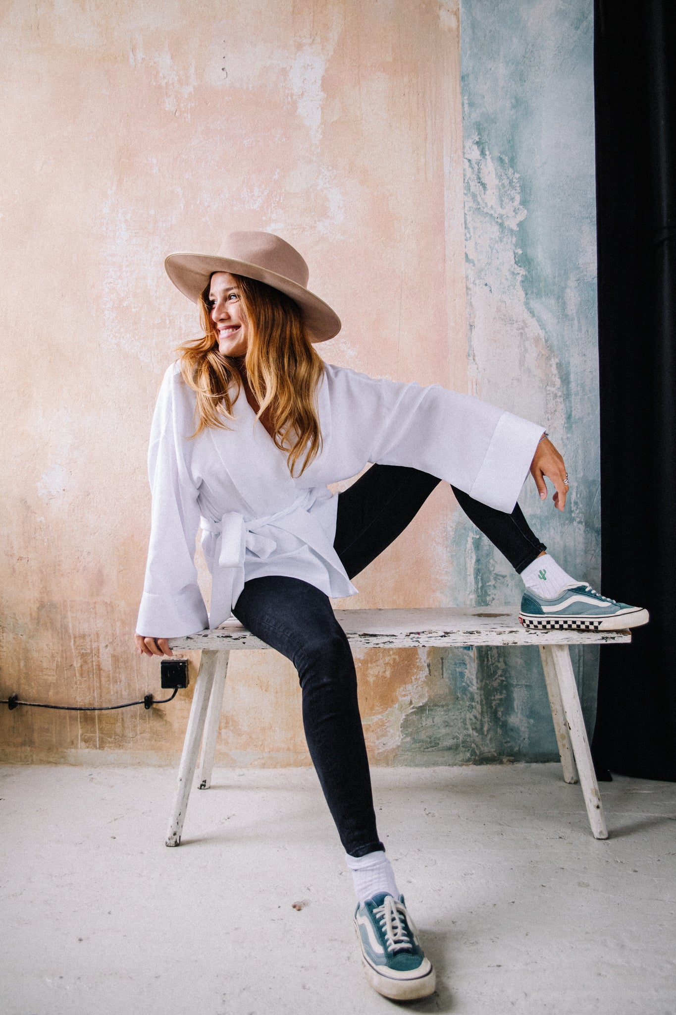 Kimono tencel wrap blazer Patrizia White 