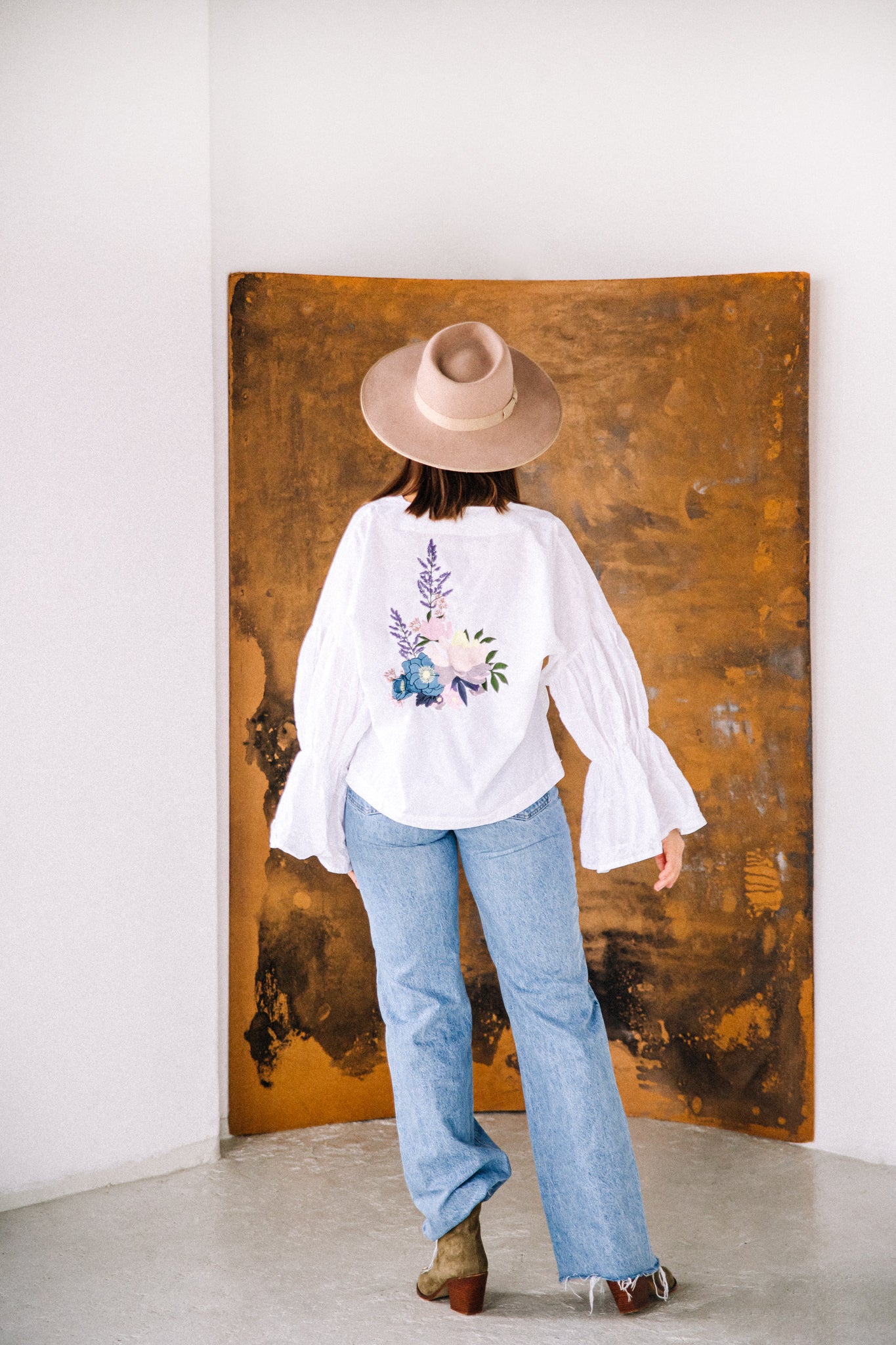 Boho kimono blouse white 
