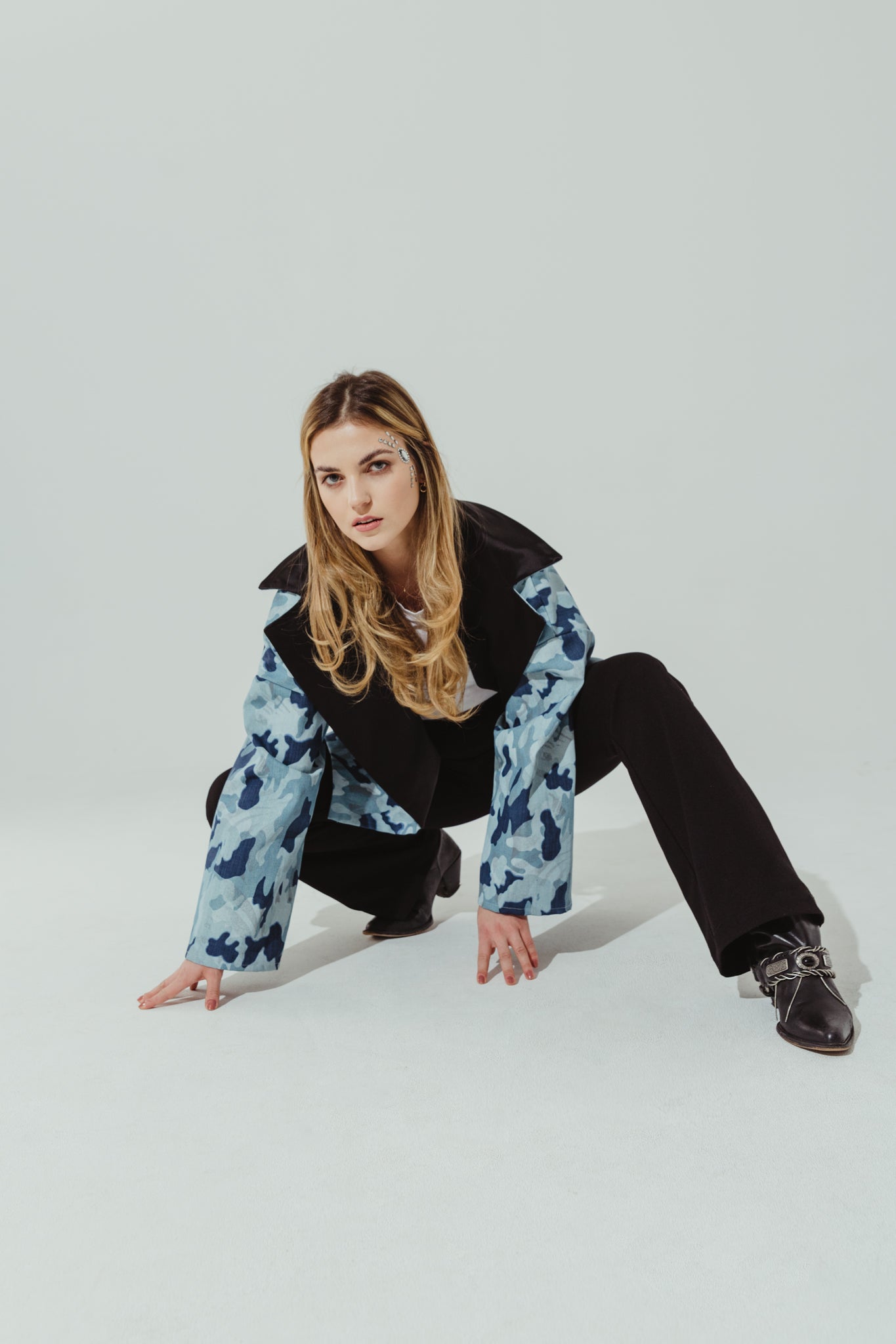 KIMONO DENIM MILITARY