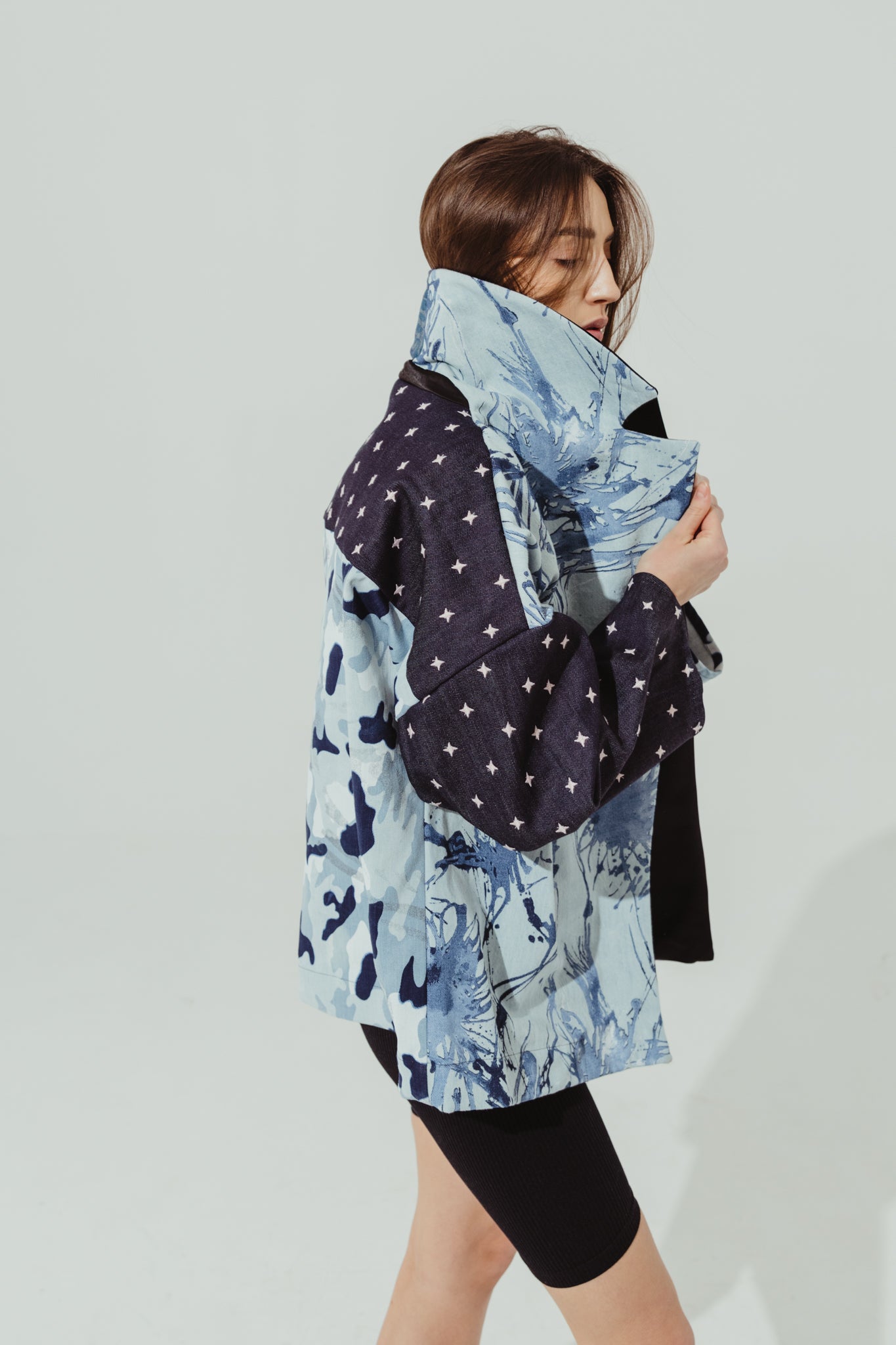 KIMONO DENIM PATCHWORK