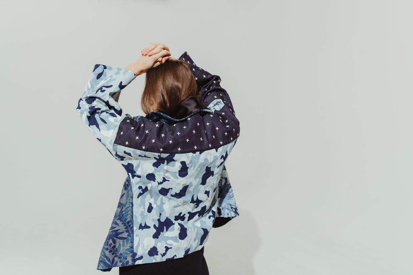 KIMONO DENIM PATCHWORK